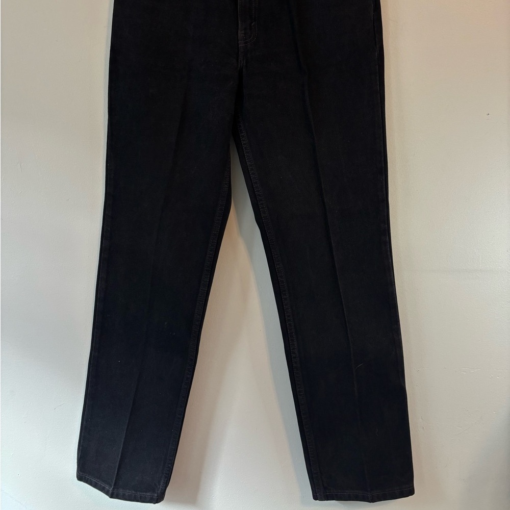 Y2K Grunge Black Levis High Waist Jeans Women’s 512 Slim Fit Straight Leg 11 JR - Picture 10 of 13